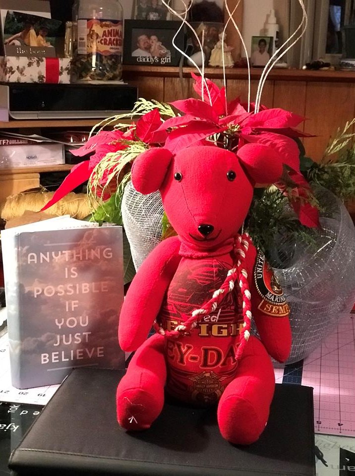 Memory bear made from [description]